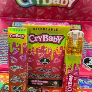 crybaby pink starburst disposable