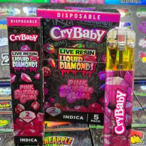 crybaby pink bubblegum disposable