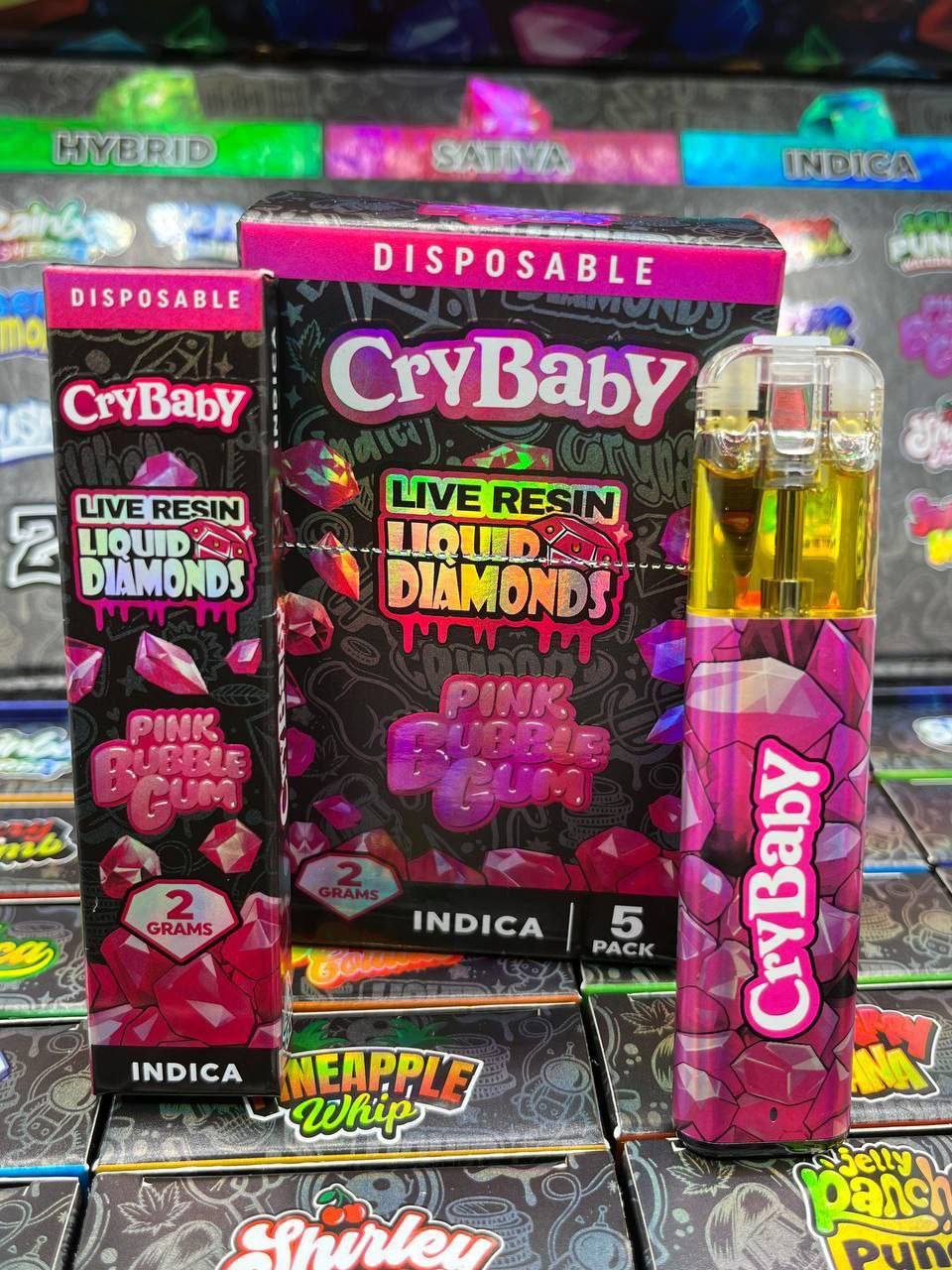 crybaby pink bubblegum disposable crybaby pink bubblegum disposable
